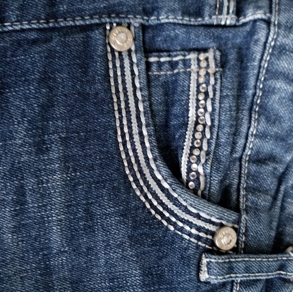 Girls Levi's Jeans Rhinestone Studded Accent Sz 12 - Picture 3 of 6